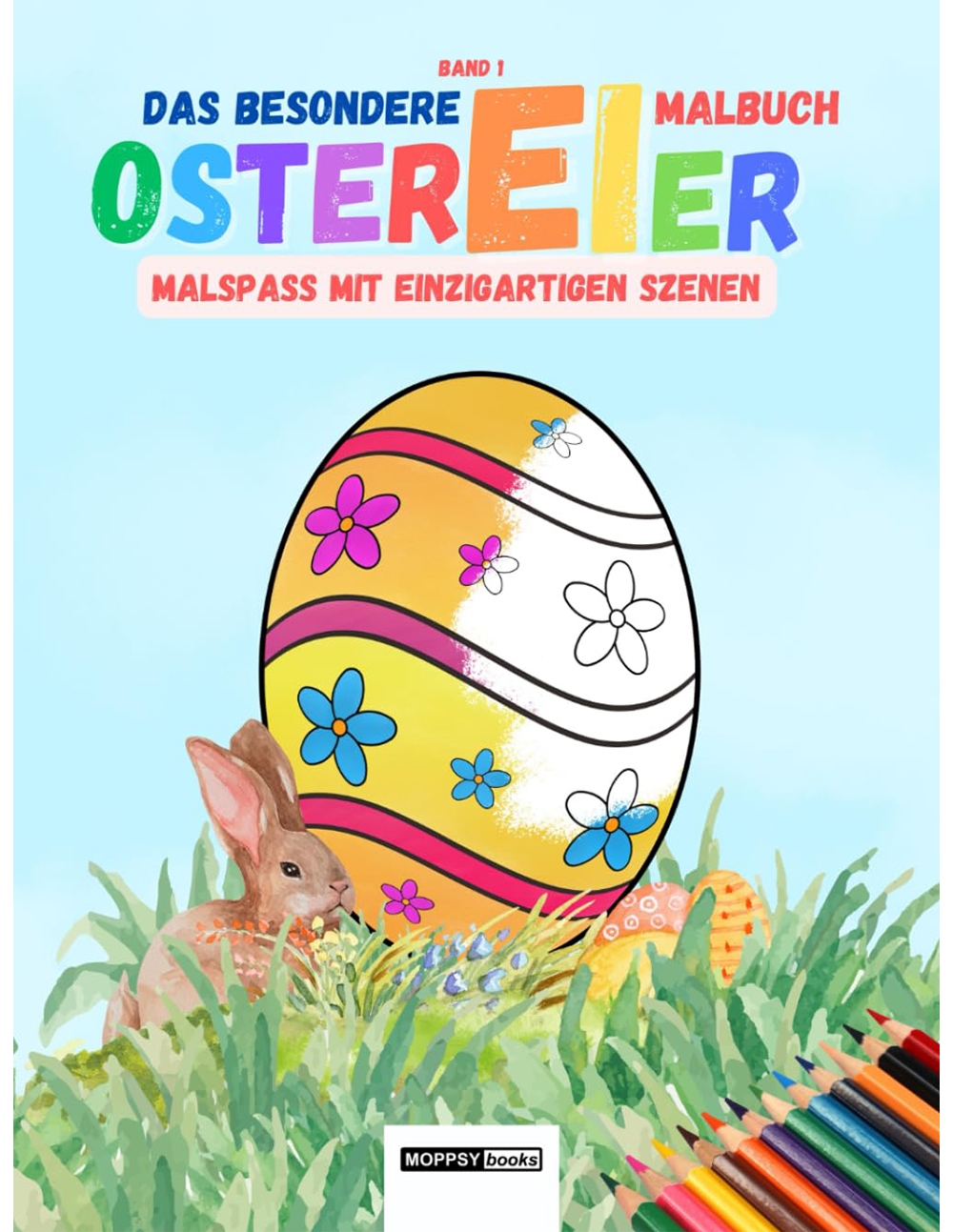 Cover des Buches 'Das Besondere Ostereier-Malbuch'