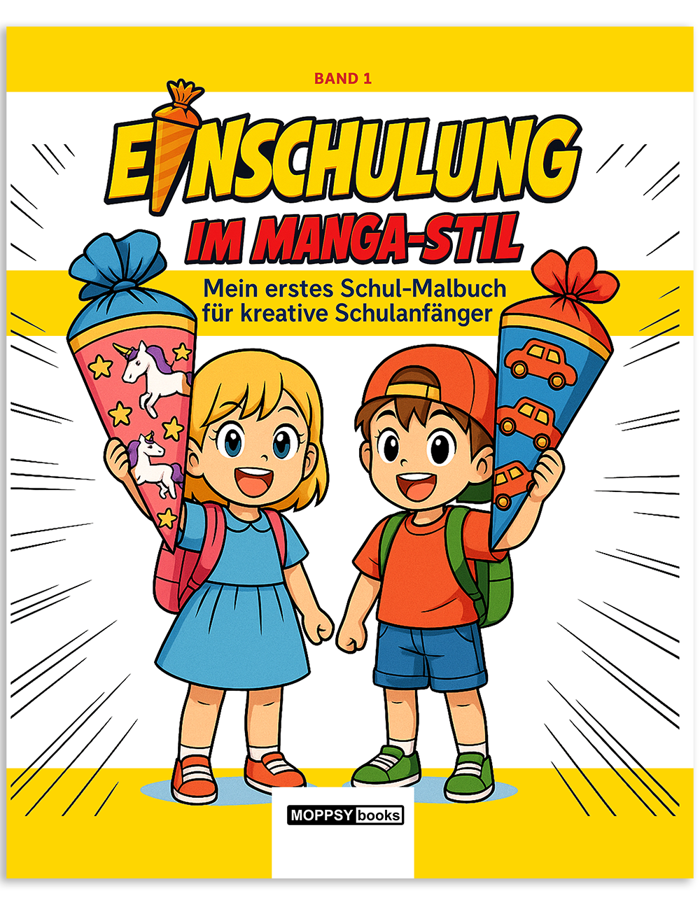 Cover des Buches 'Einschulung im Mangastil'